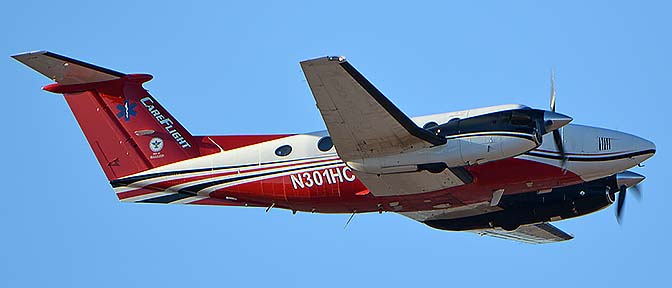 Care Flight Beech King Air N301HC, Phoenix Sky Harbor, September 25, 2016